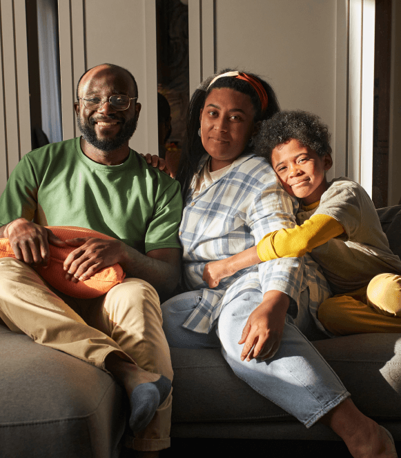 Family at home
