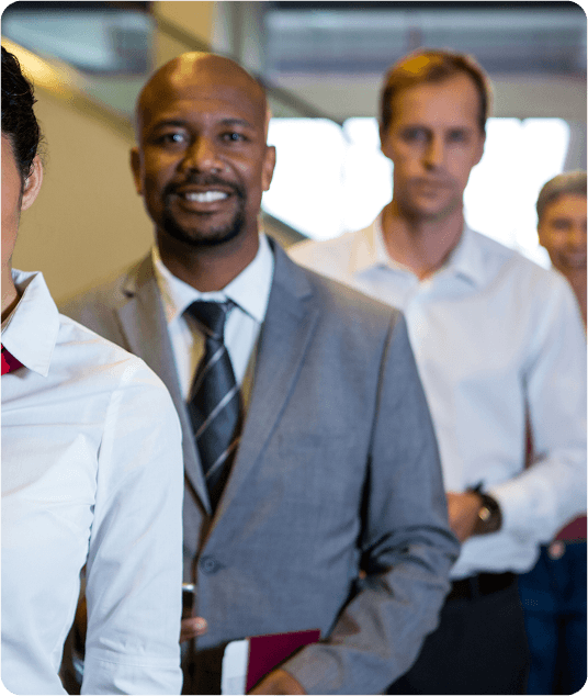 Professional businessman in office setting