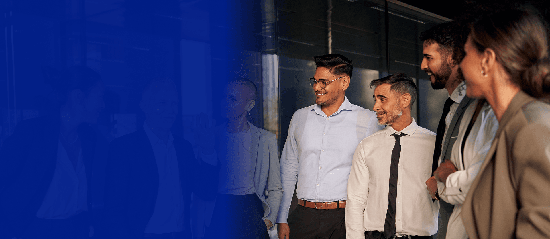 Business professionals in discussion
