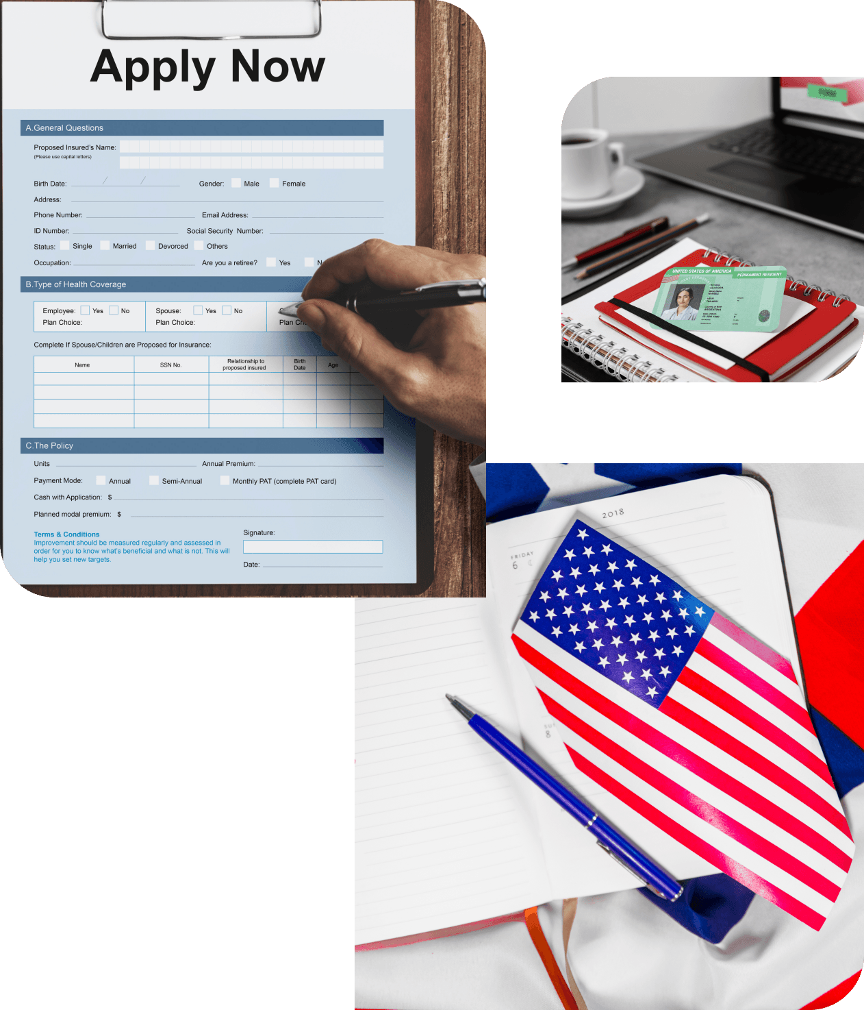 Green card application process