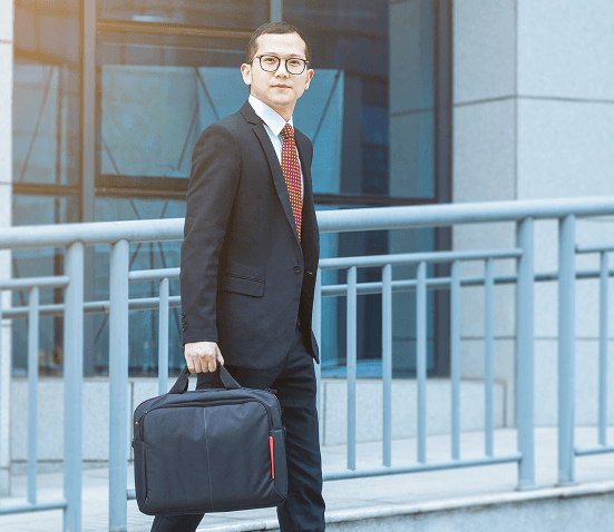 Professional businessman in business setting