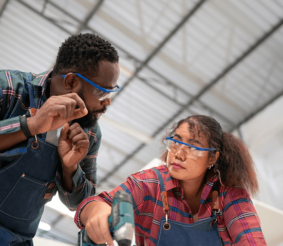 Student preparing visa application